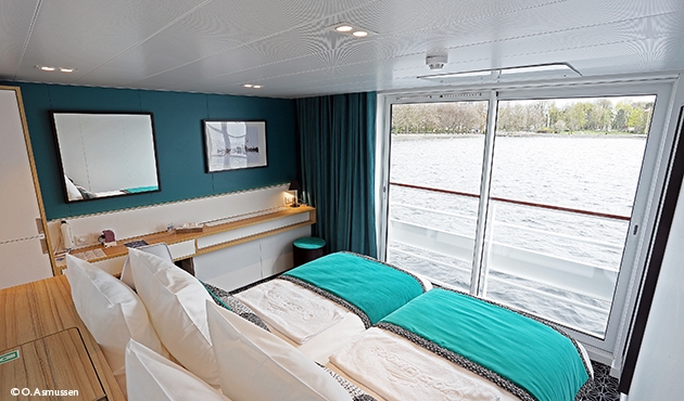 Cabina ponte superire nave Elbe Princesse 5 A